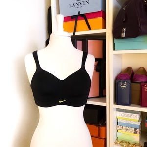 Nike Dri Hit Women’s Pro Sports Bra Black & Neon